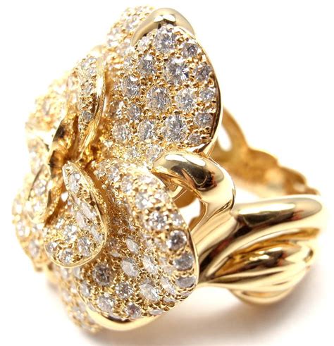 chanel camelia ring for sale|chanel camellia flower ring.